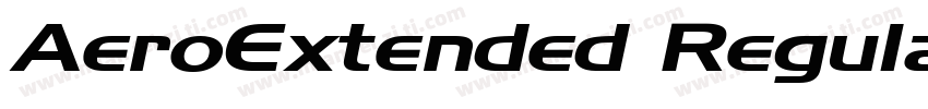 AeroExtended Regular字体转换